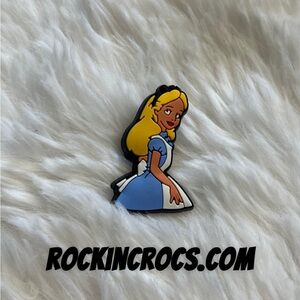 Alice in Wonderland Croc Charm